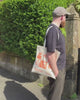 Revived mosaic tote bag video showing it in use